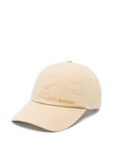 Barbour 미아 로고 자수 베이스볼 캡 모자
