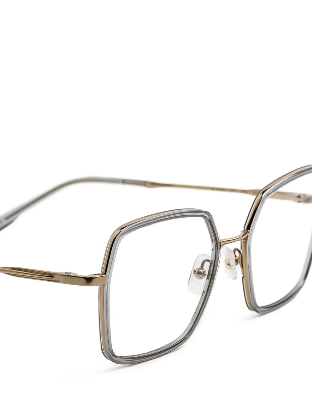  Gigi Studios Orix Geometric Metal Glasses - Grey 