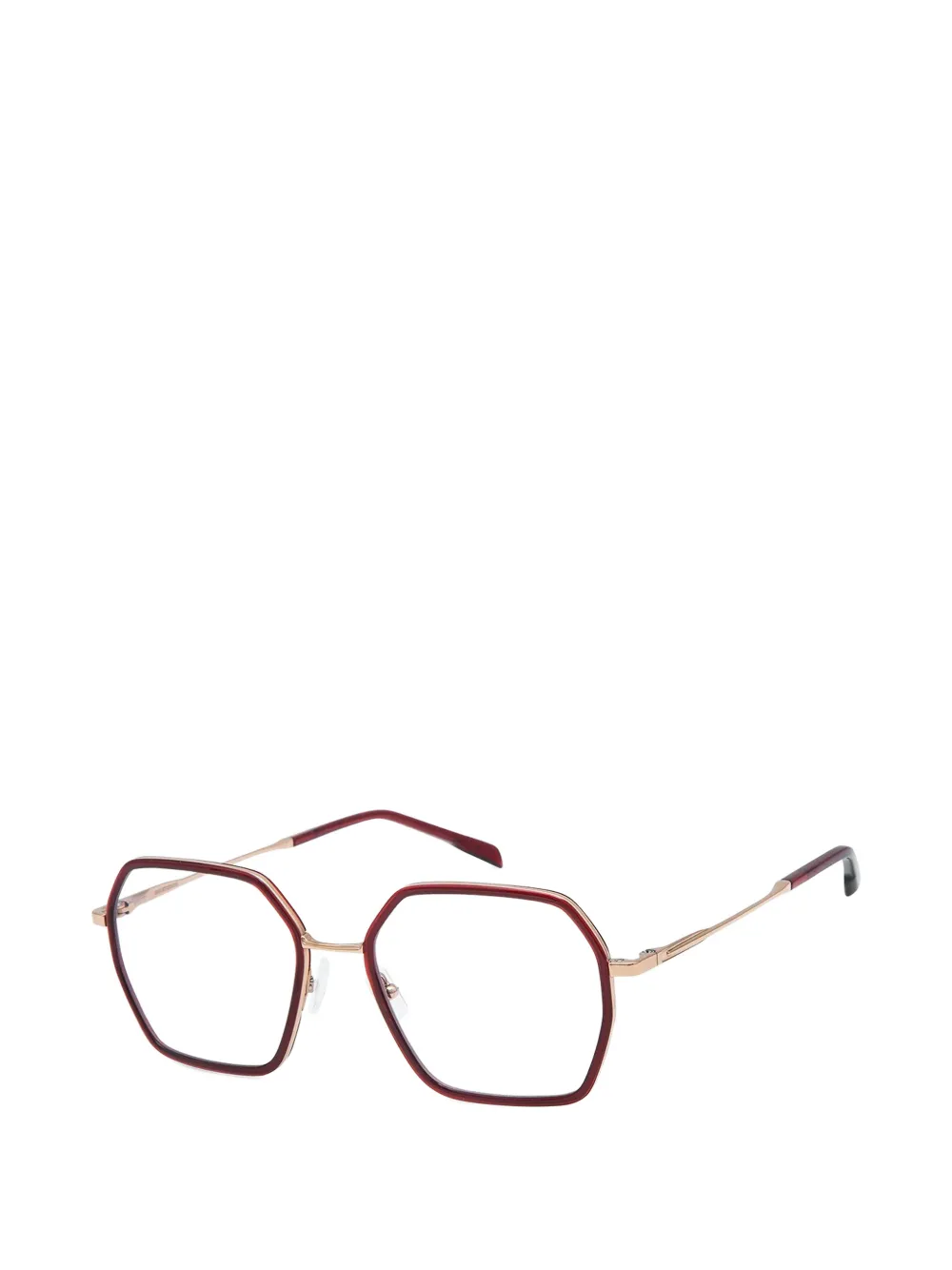  Gigi Studios Yune Geometric-frame Glasses - Red 