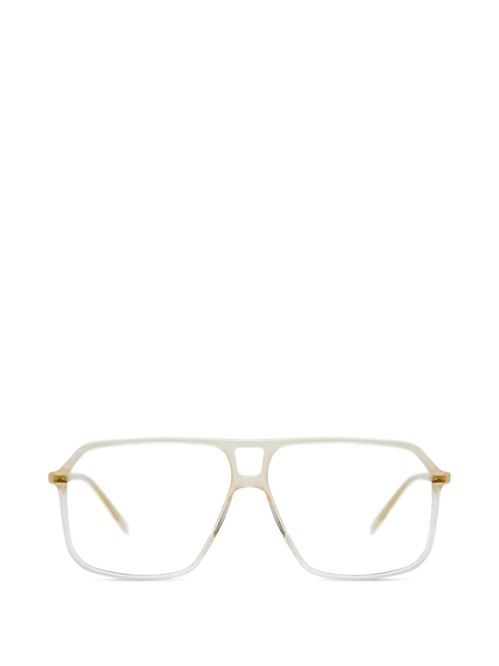 GIGI STUDIOS Isel pilot-frame glasses - Bianco