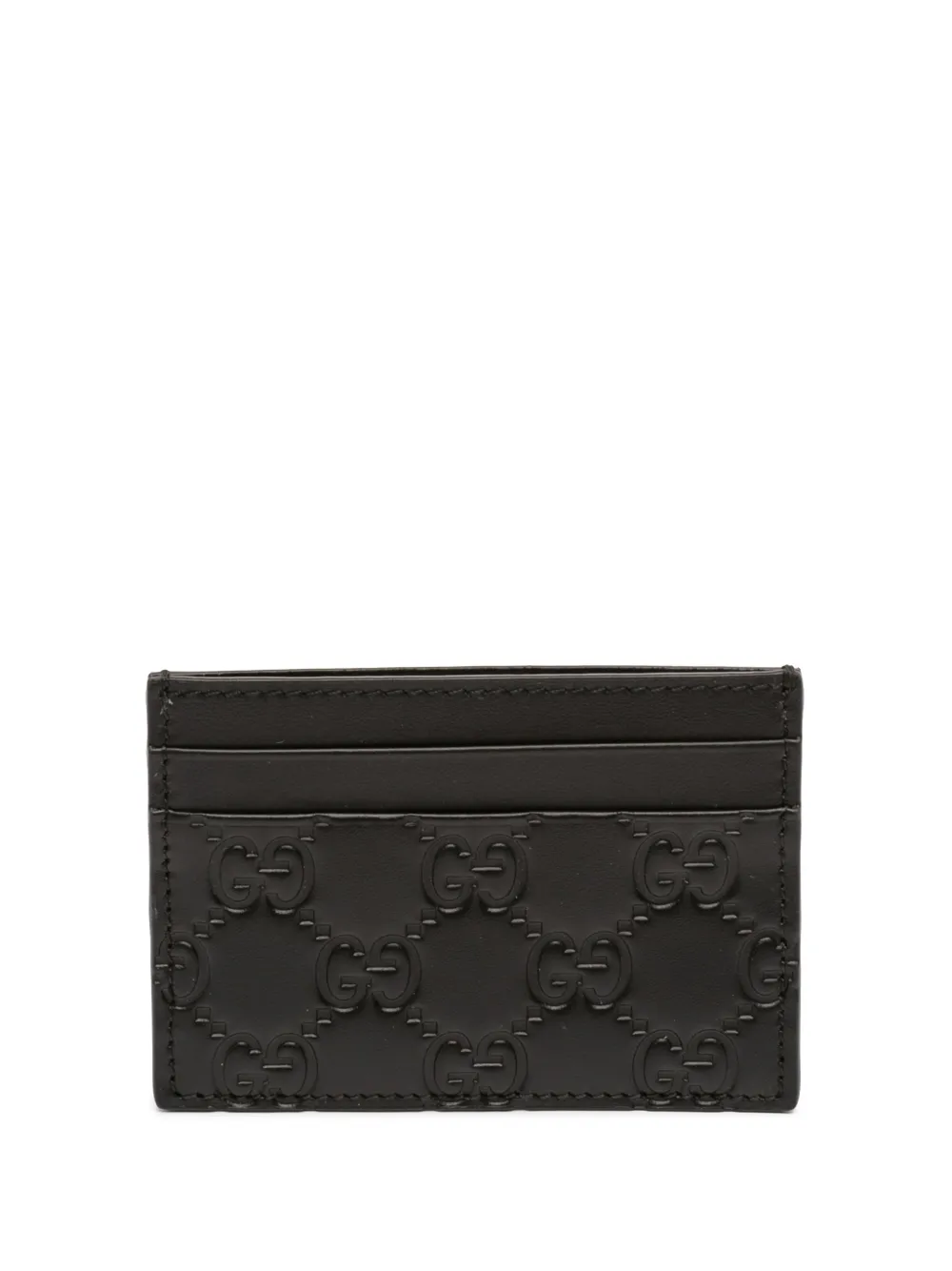 Gucci Pre-Owned 2000-2015 Guccissima card holder - Nero