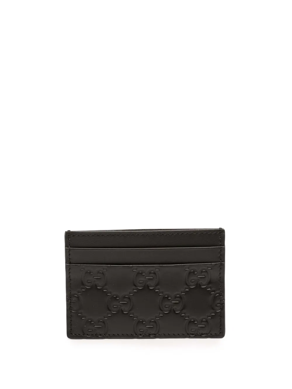 Gucci Pre-Owned 2016-2025 Guccissima card holder - Nero