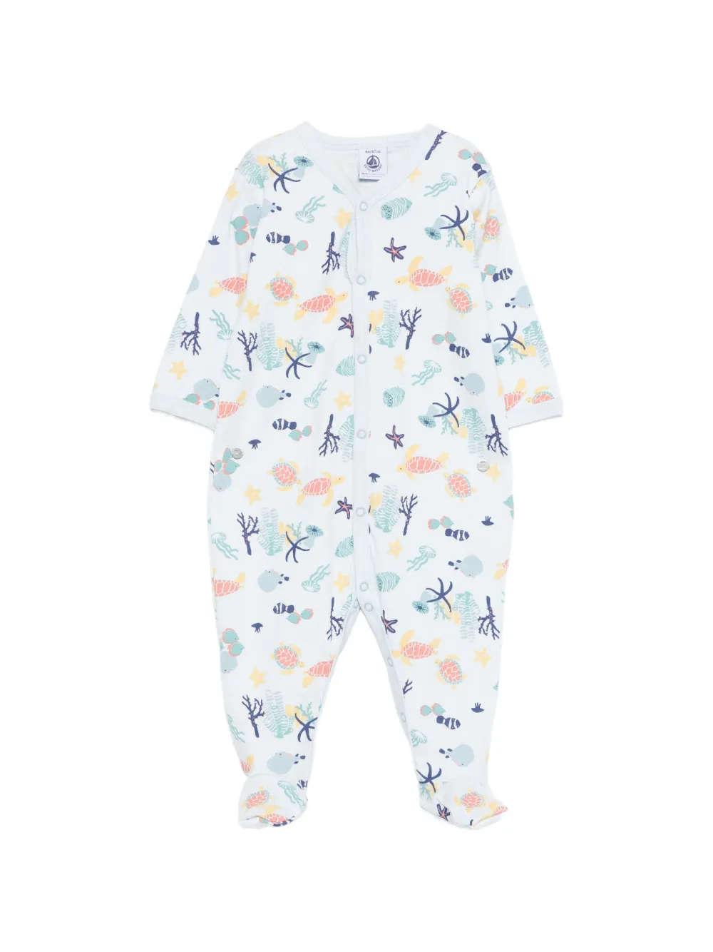 Petit Bateau printed pajamas - Blu
