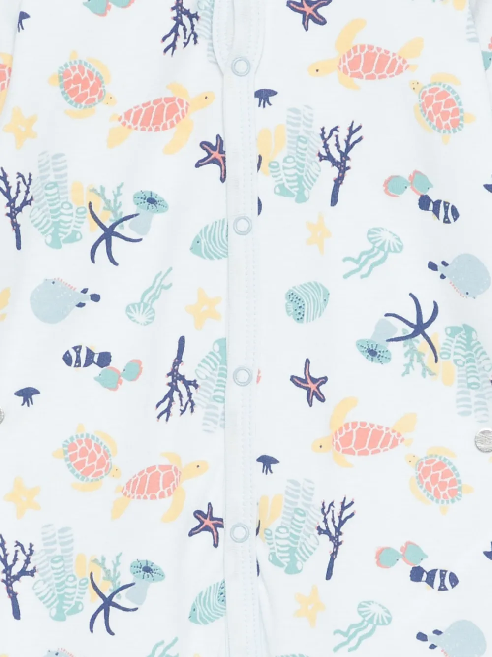  Petit Bateau Printed Pajamas - Blue 