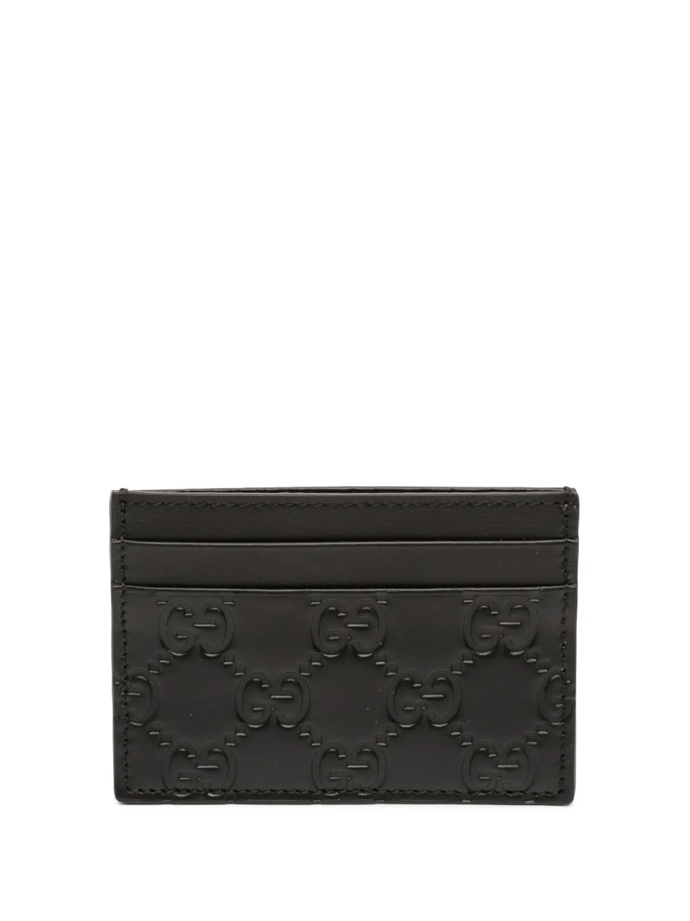 Gucci Pre-Owned 2016-2025 Guccissima card holder - Nero