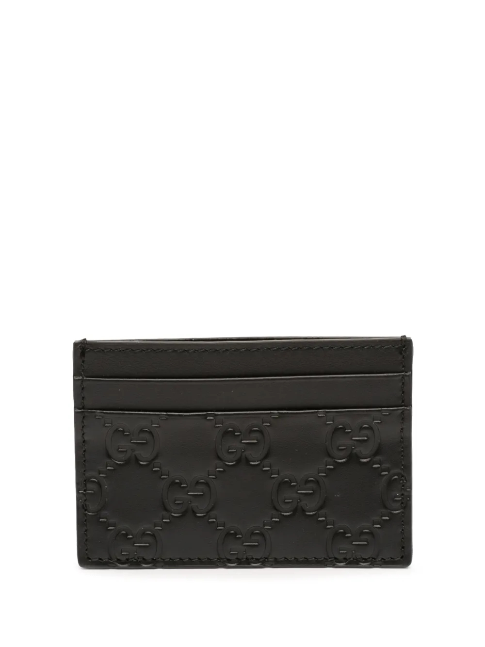 Gucci Pre-Owned 2000-2015 Guccissima card holder - Nero