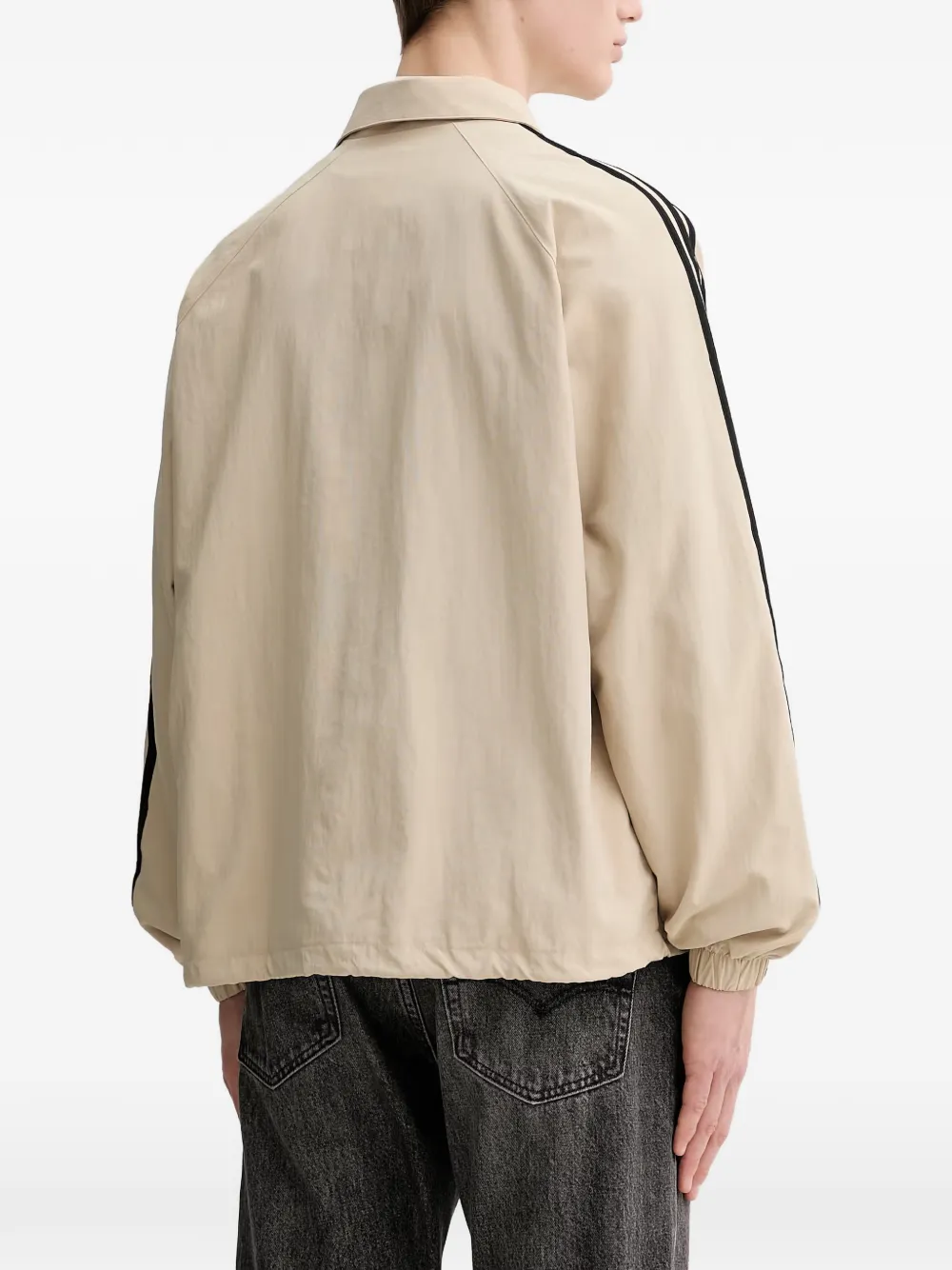 adidas 3-Stripes track jacket Beige