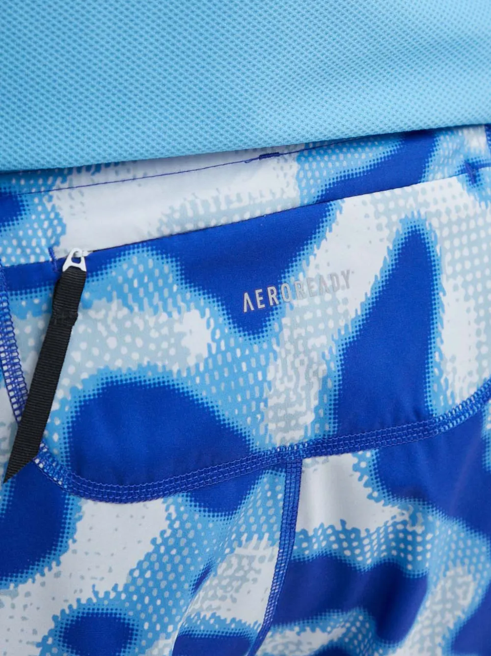 adidas Hardloopshorts met drie strepen Blauw