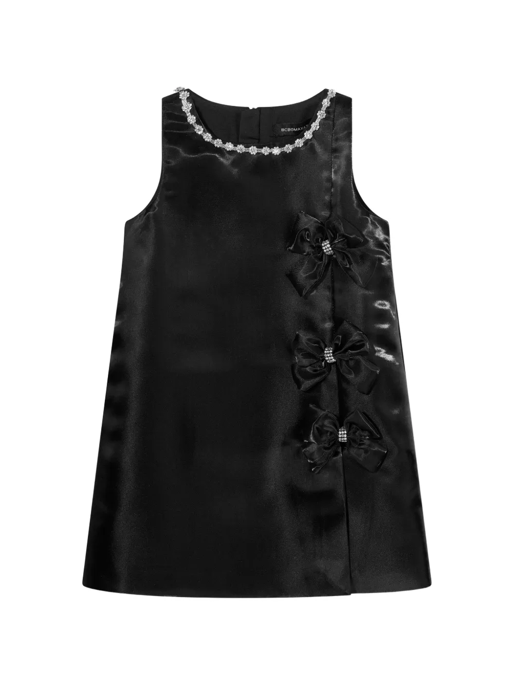 BCBG KIDS bow-embellished dress - Nero