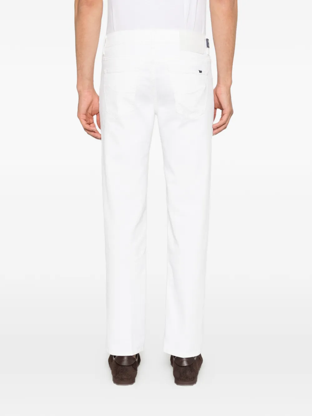 Jacob Cohën Jeans met knopen Wit