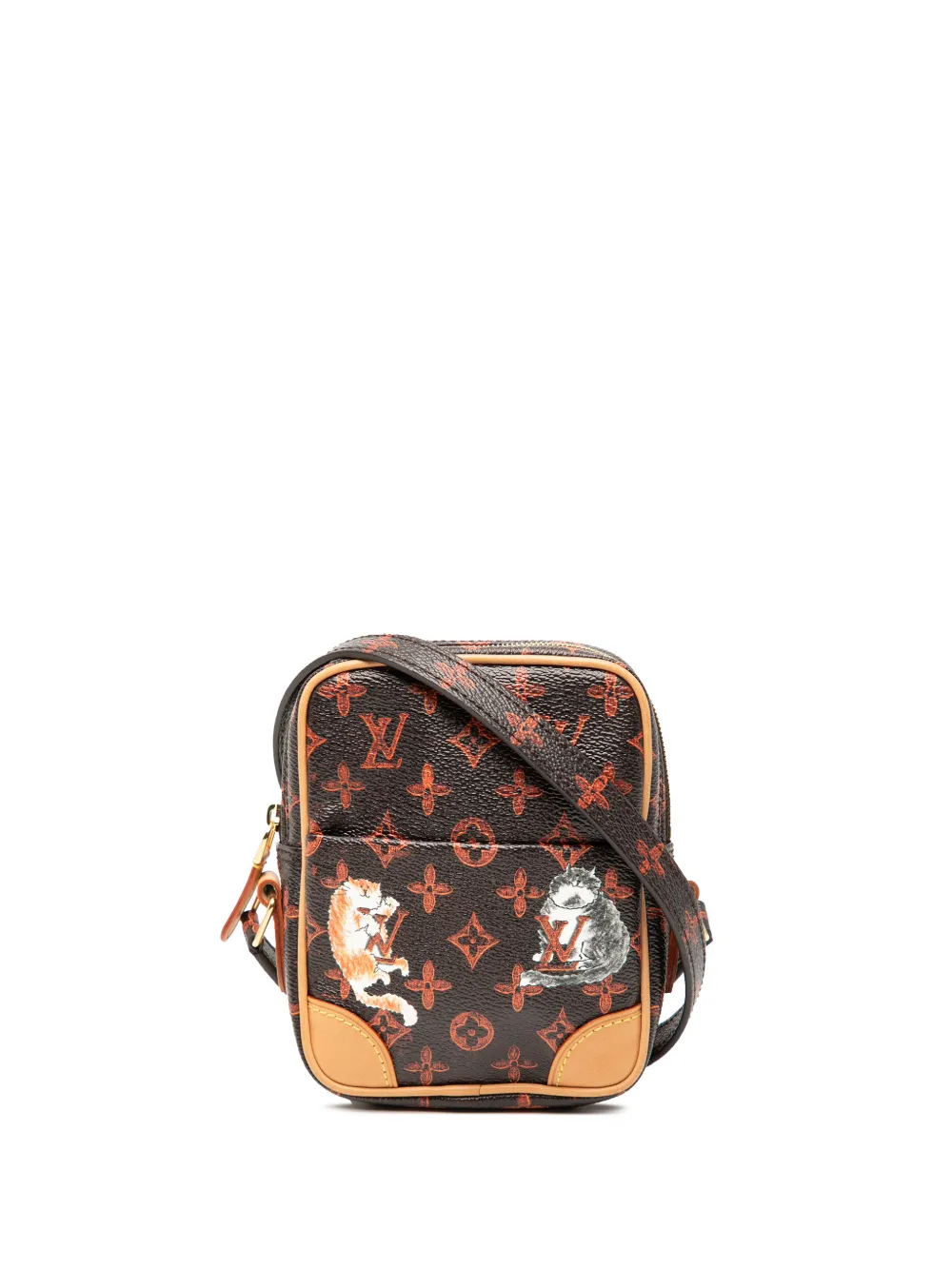 Louis Vuitton Pre-Owned 2018 Grace Coddington Catogram Paname PM crossbody bag - Brown