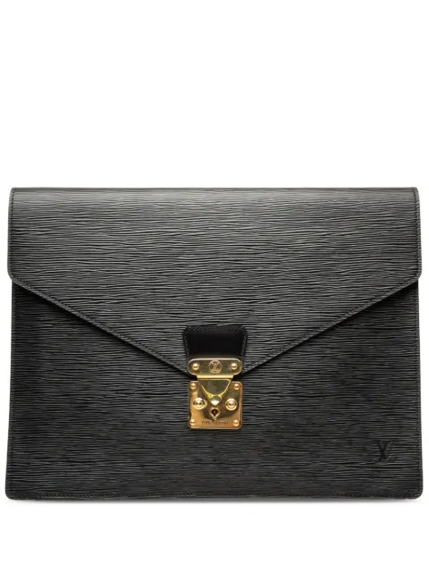 Louis Vuitton Pre-Owned Epi Porte Documents Senateur 手拿包(2000-2020年典藏款)