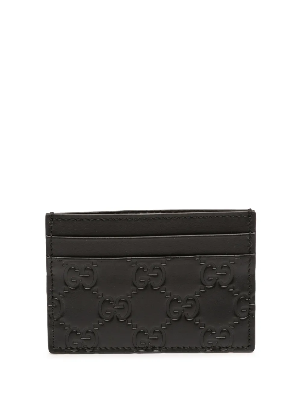 Gucci Pre-Owned 2000-2015 Guccissima card holder - Nero