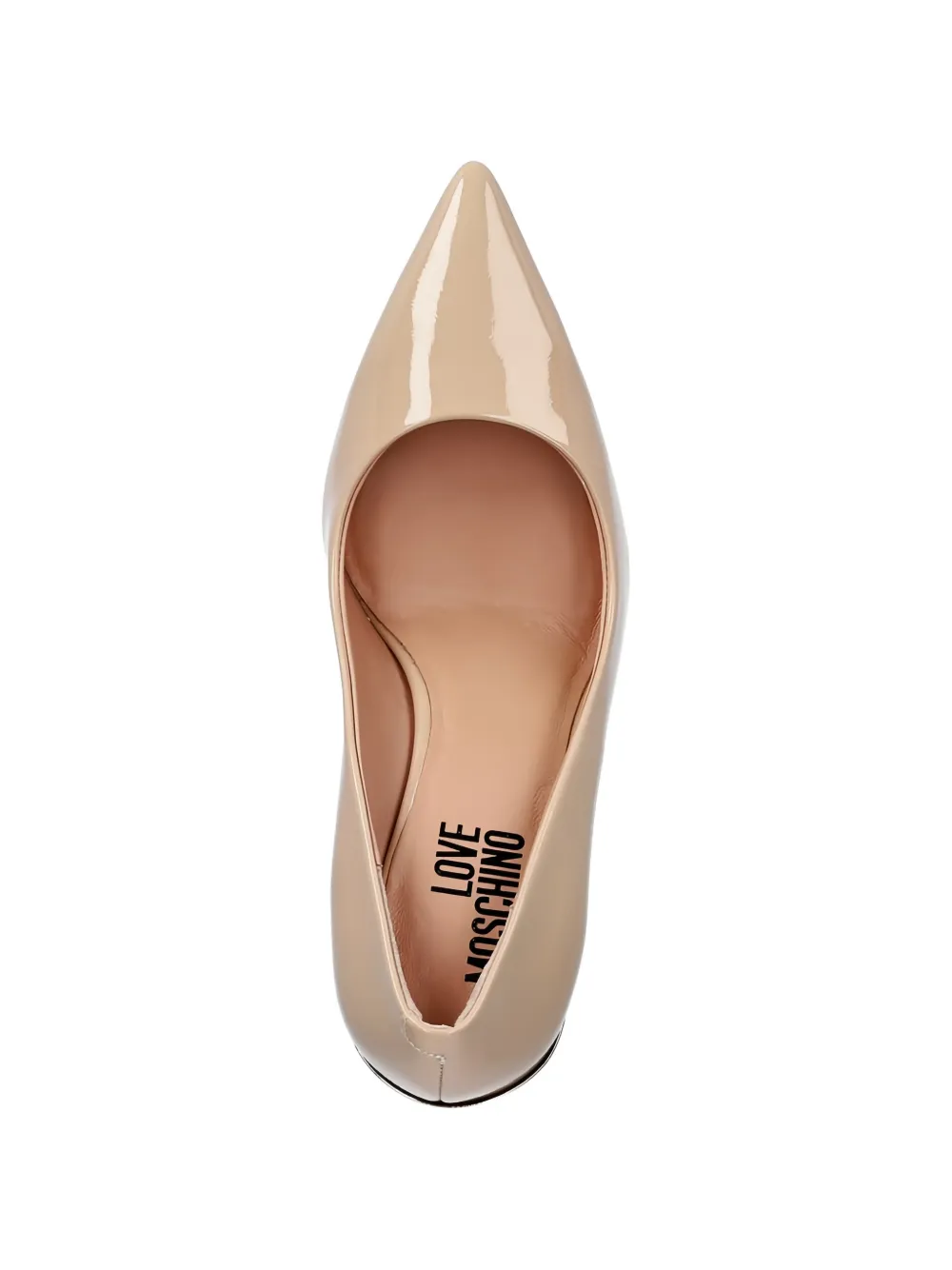 Love Moschino pointed-toe pumps Beige