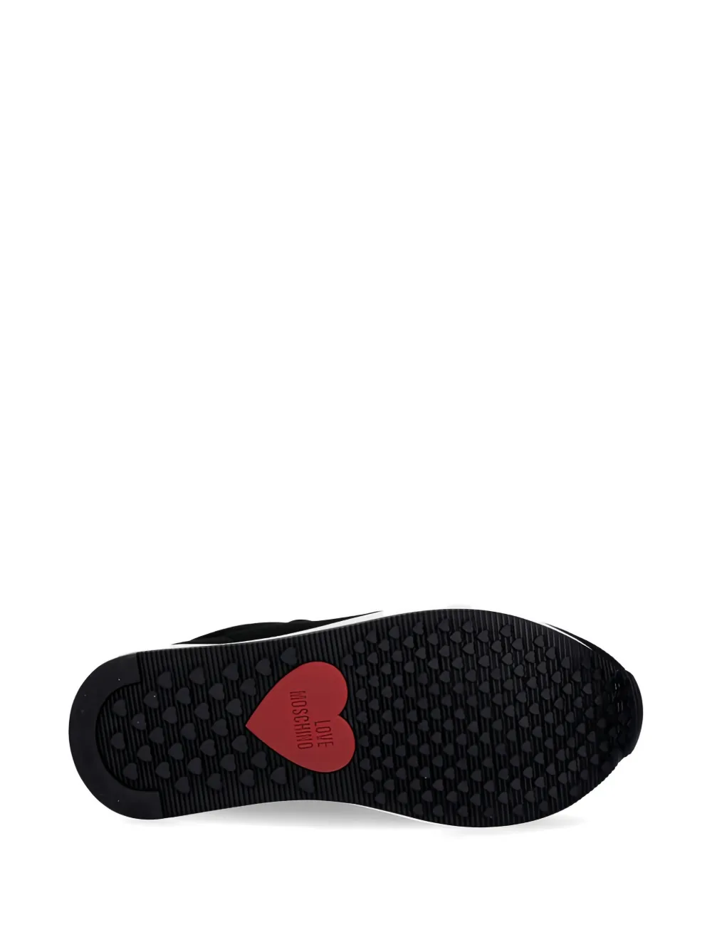 Love Moschino Sneakers met logo Zwart