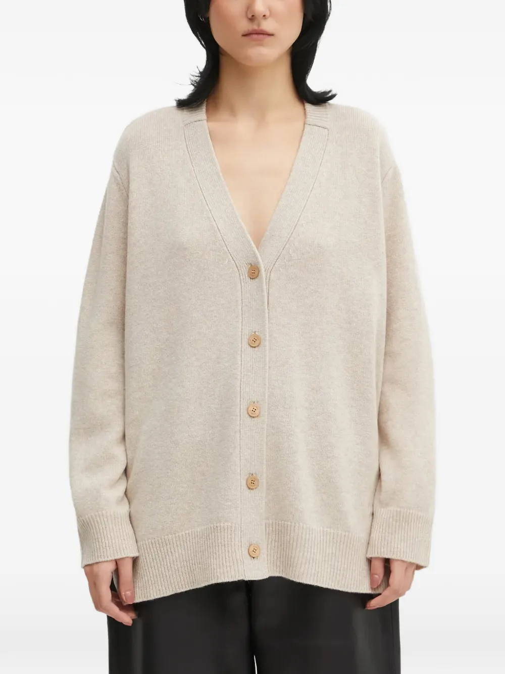 Maison Kitsuné V-neck button-up cardigan