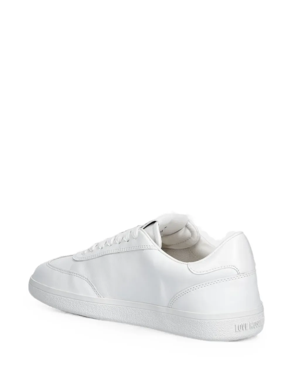 Love Moschino heart-patch sneakers Wit