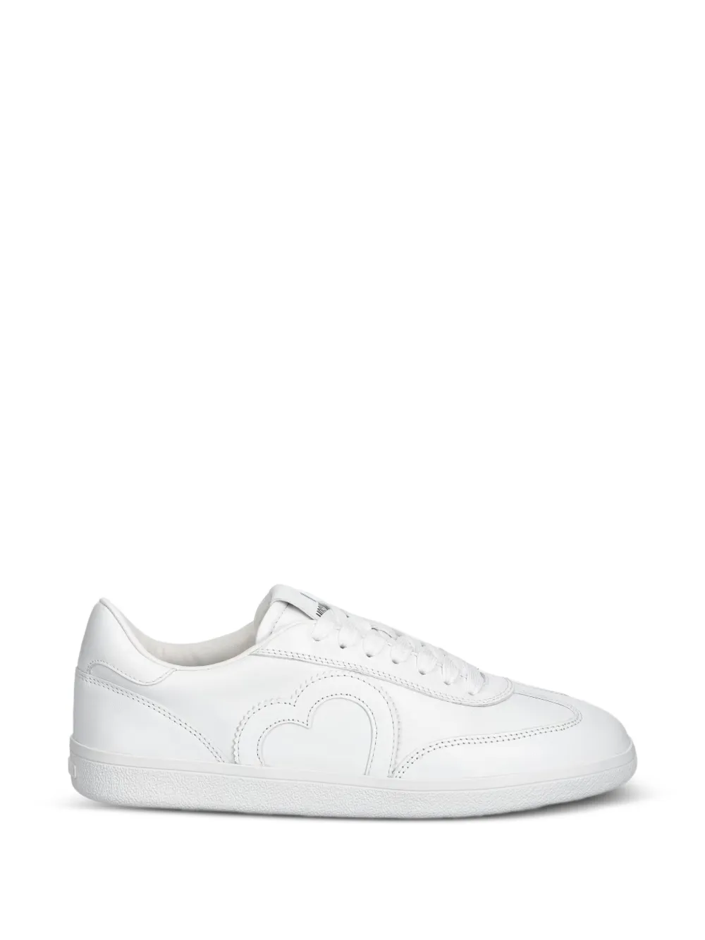 Love Moschino heart-patch sneakers Wit
