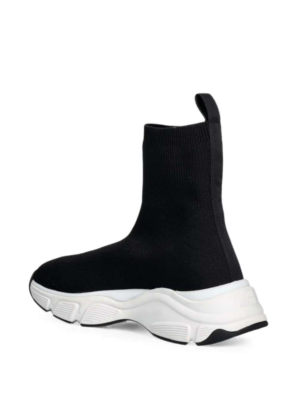 Love Moschino logo-print sock sneakers Zwart