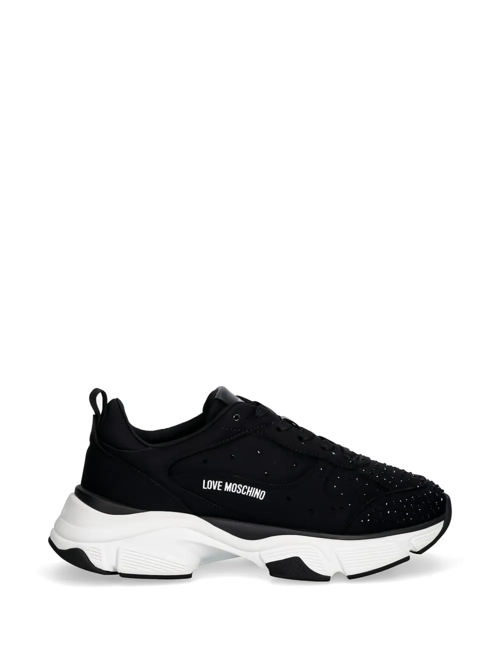 Love Moschino stud-embellished sneakers - Nero