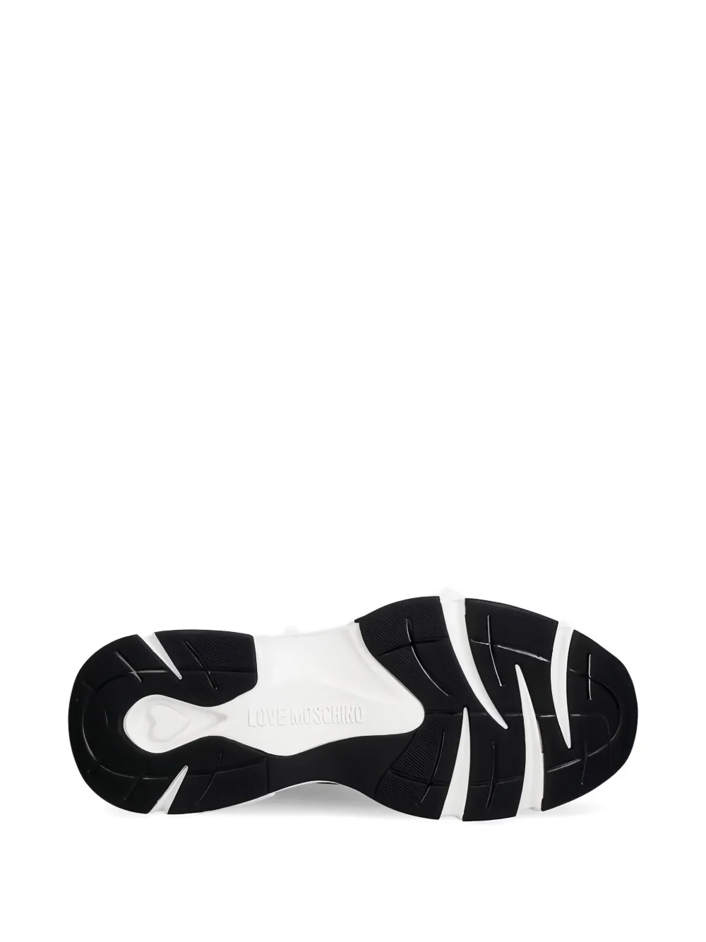 Love Moschino Sneakers met studs Zwart