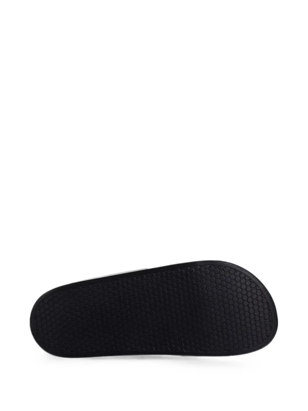 Love Moschino floral-print logo-print slides Zwart