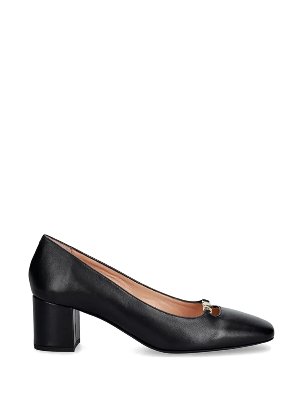 Love Moschino heart-charm pumps - Nero
