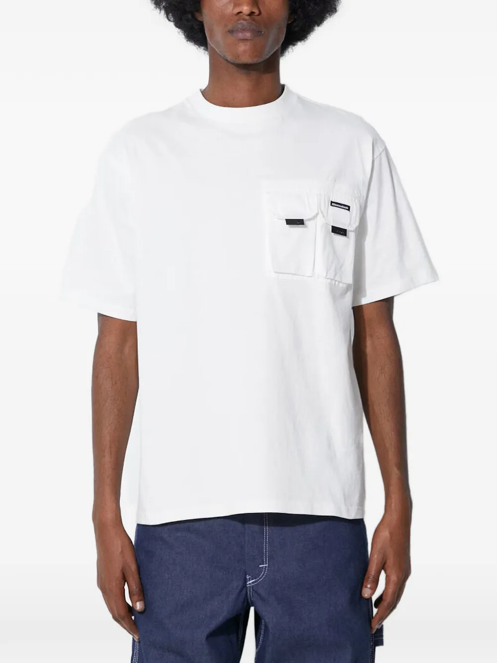 MANASTASH Disarmed chest-pocket T-shirt