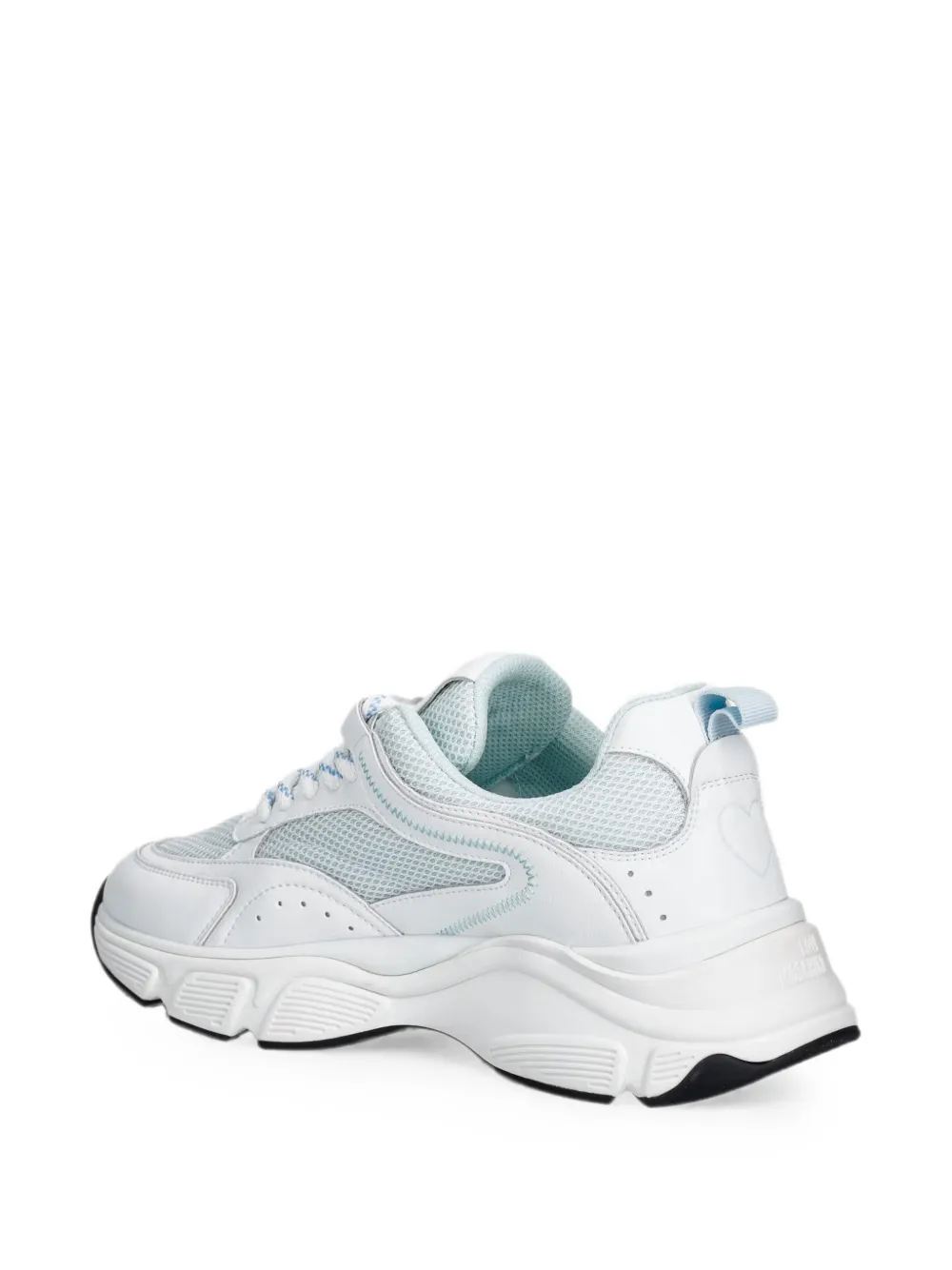 Love Moschino mesh-panelled chunky sneakers Wit