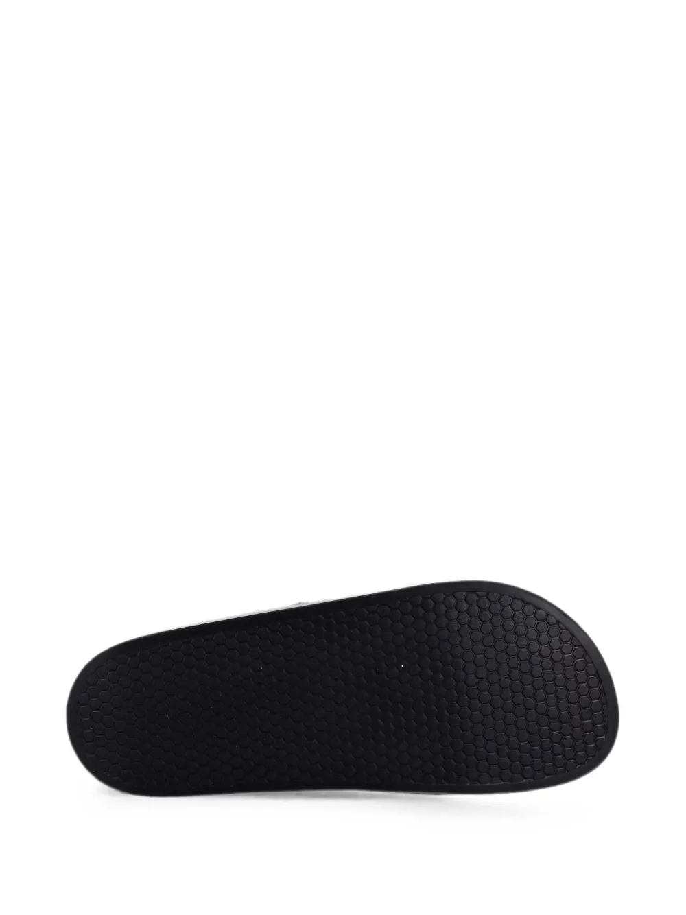 Love Moschino logo-lettering slides Zwart
