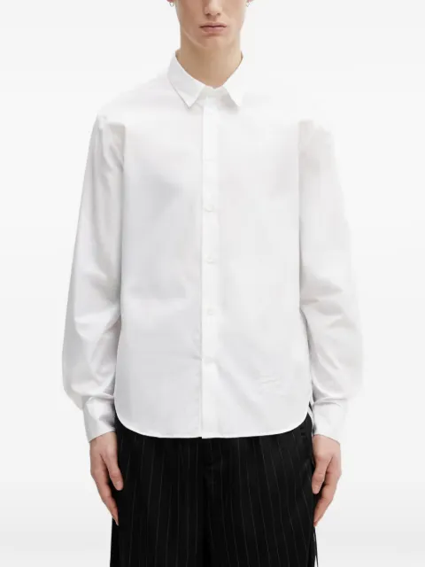 Maison Kitsuné logo-embroidered shirt