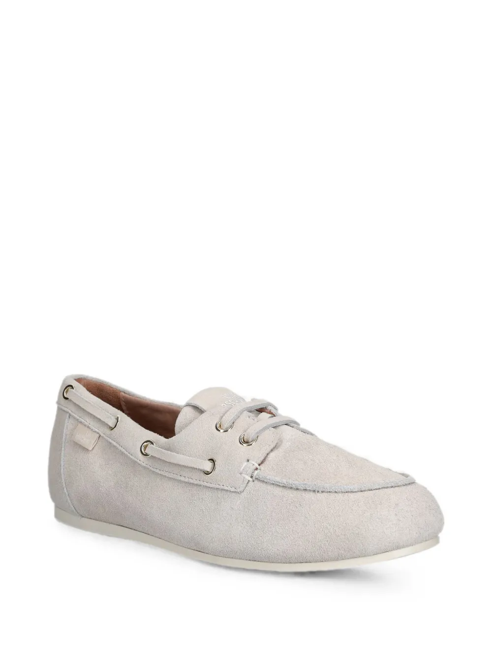 Love Moschino Suède bootschoenen Grijs