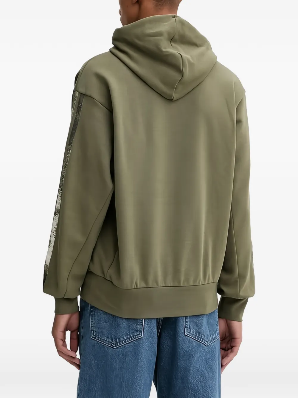 adidas Seasonal AOP hoodie met logoprint Groen