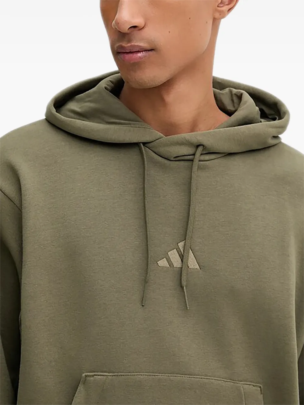 adidas Seasonal AOP hoodie met logoprint Groen