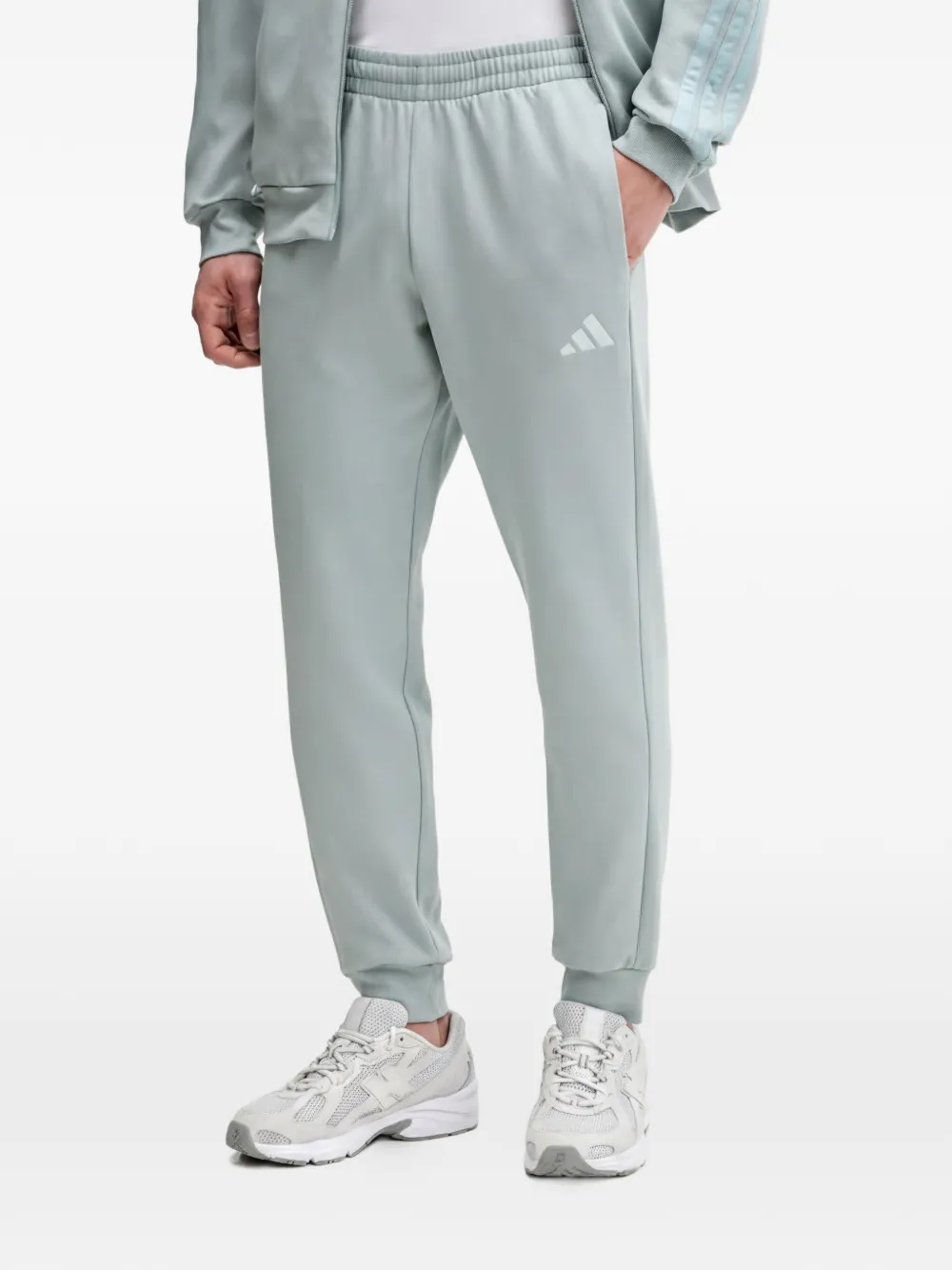 adidas Trainingsjack met drie strepen en logo Groen