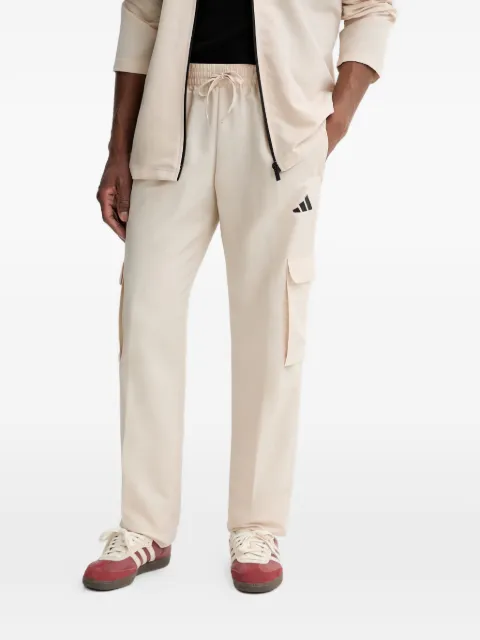 adidas logo-print zip-up tracksuit