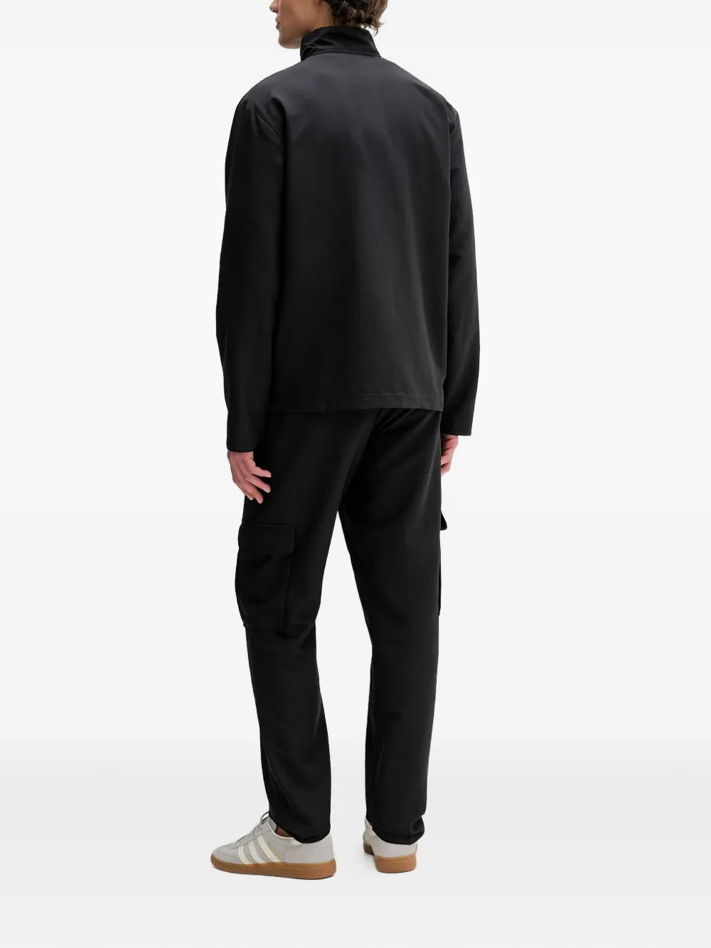 adidas logo-detail tracksuit Zwart
