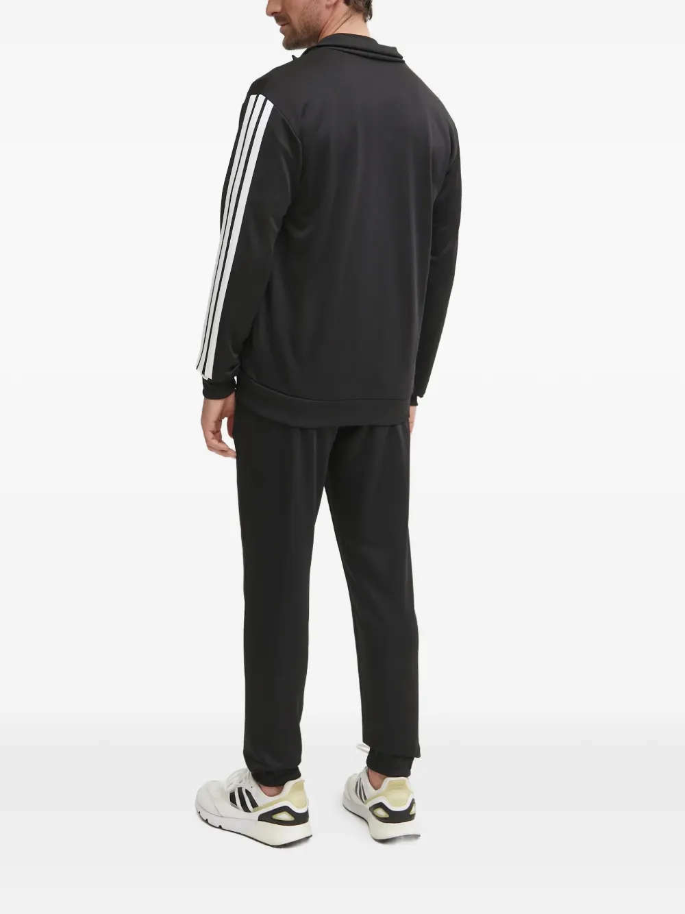 adidas zip-up tracksuit Zwart