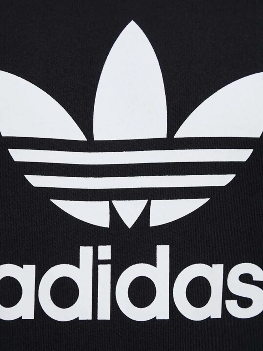adidas Sweater met logoprint Zwart