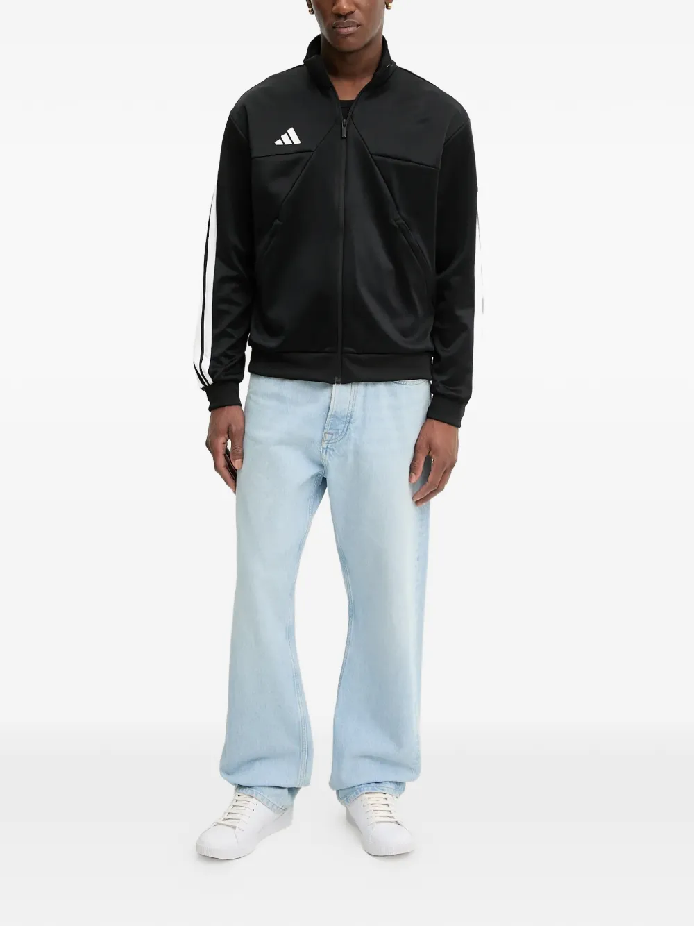 adidas Sweater met rits Zwart