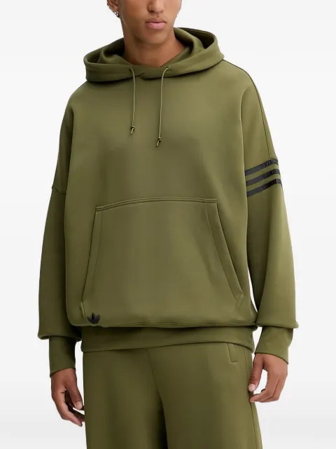 adidas three-stripe hoodie