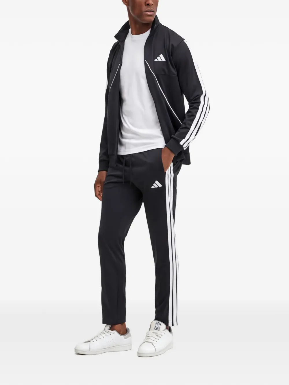 adidas Trainingspak met logodetail Zwart