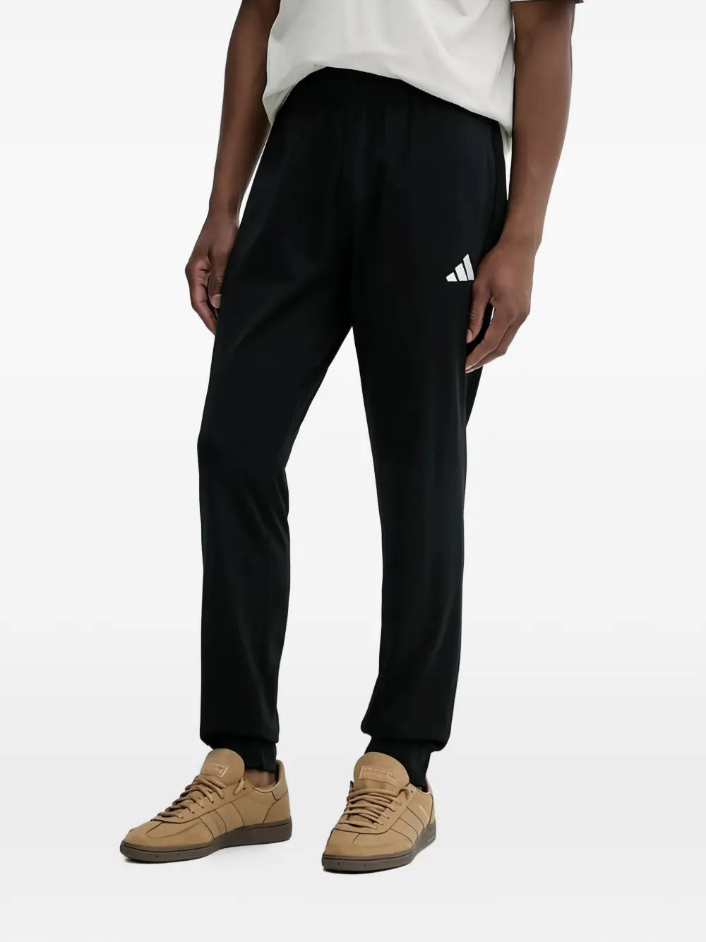adidas Sweater met logodetail en rits Grijs