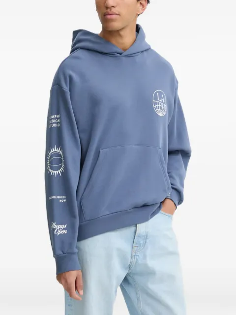 adidas graphic-print hoodie