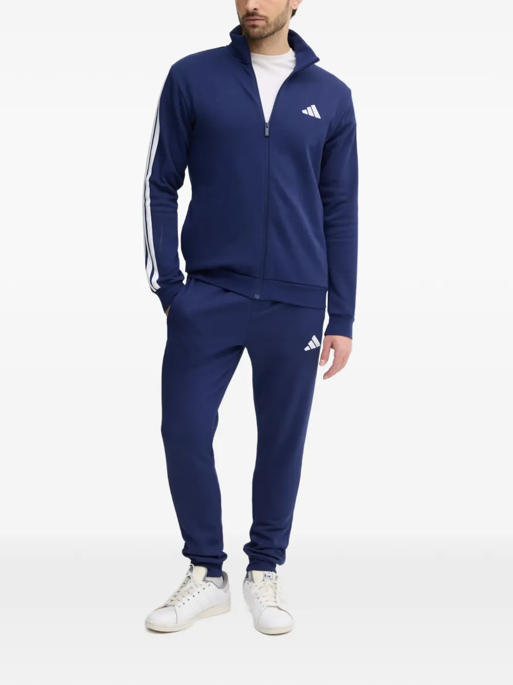 adidas Trainingspak met logostreep Blauw