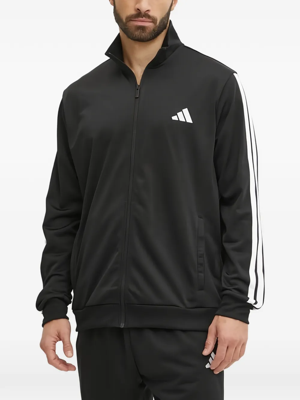 adidas Dayready stripes zip tracksuit - Nero