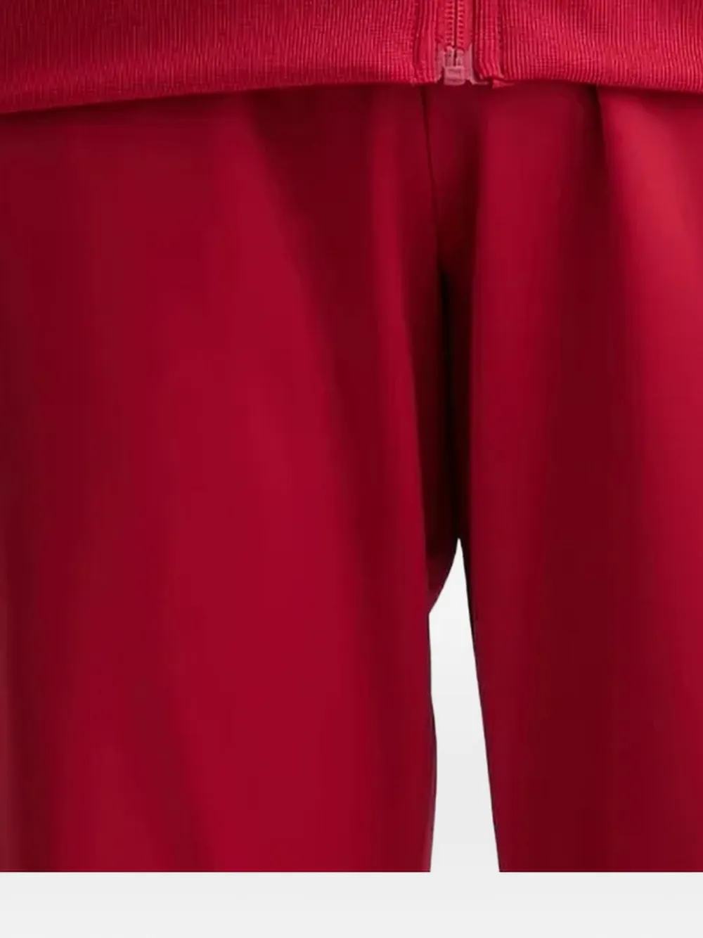 adidas Tuta sportiva con righe - Rosso