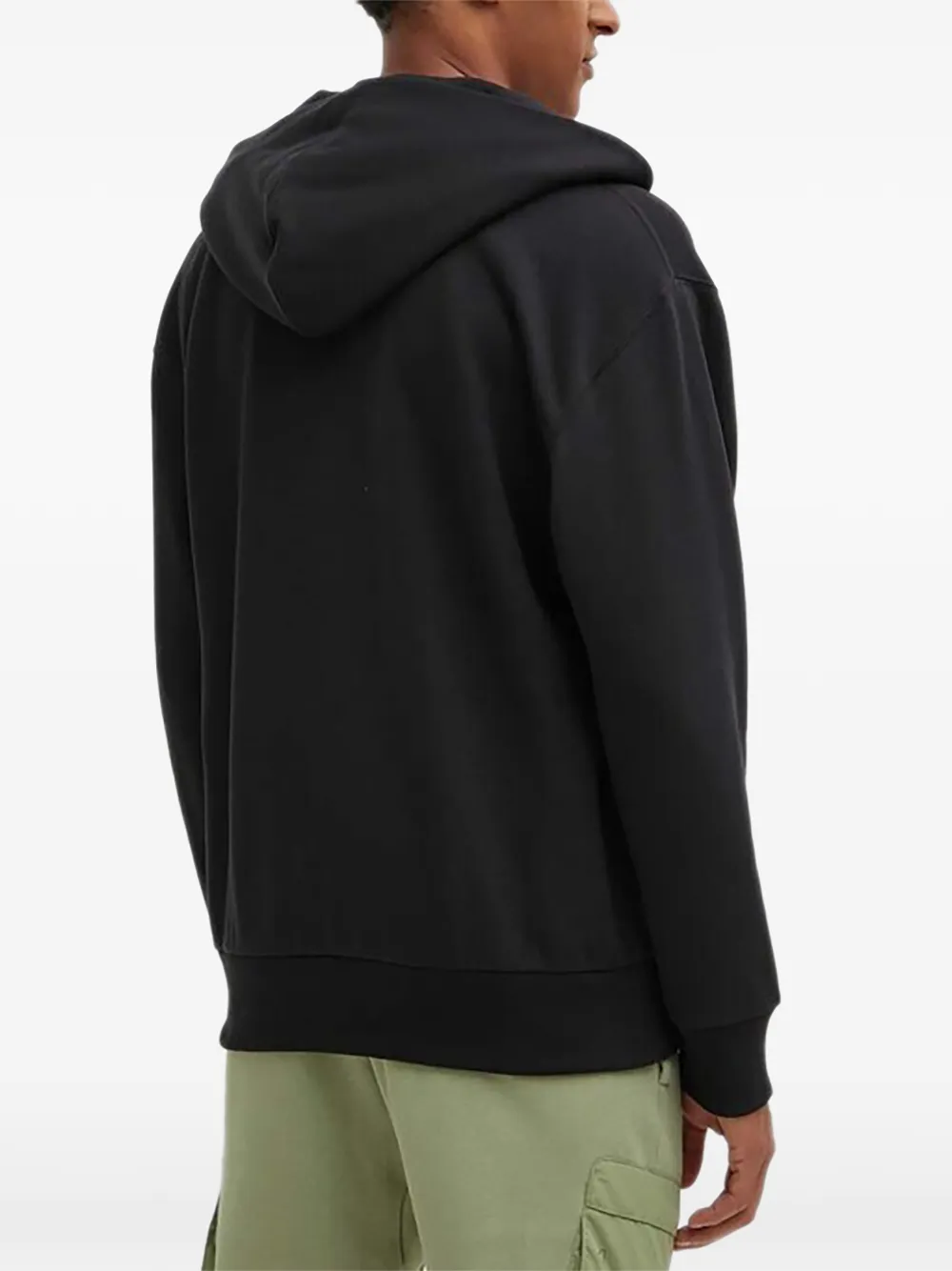 adidas Sweater met rits en capuchon Zwart