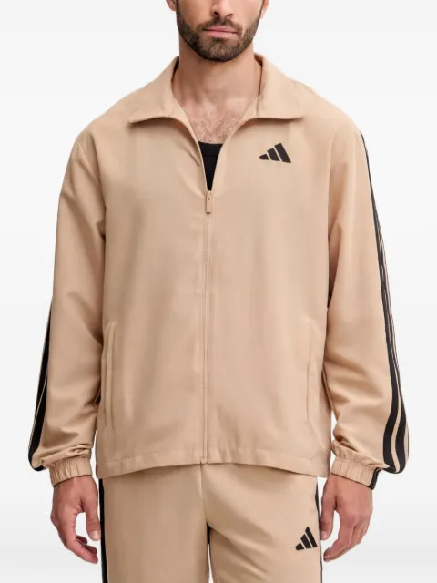 adidas logo zip sweatshirt