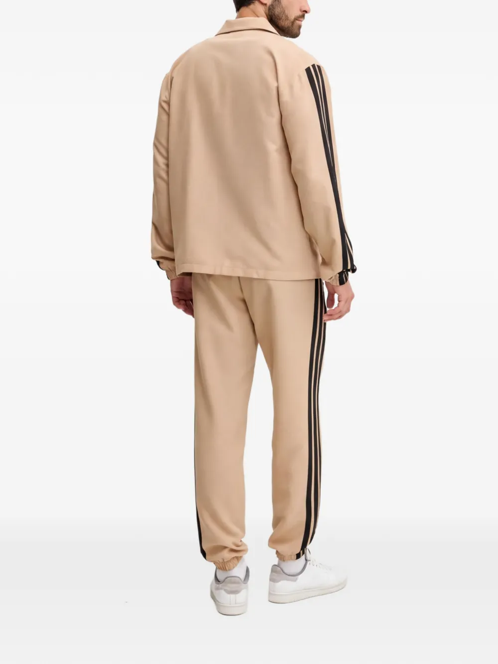 adidas Jack met rits en logo Beige